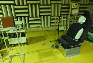 Active soundproof test facility